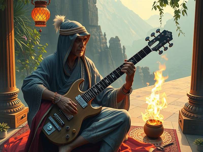 Sitar Serenade VR Cover Art